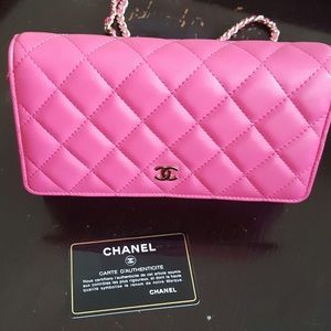 Chanel Quilted Wallet on Chain Purse HOLD